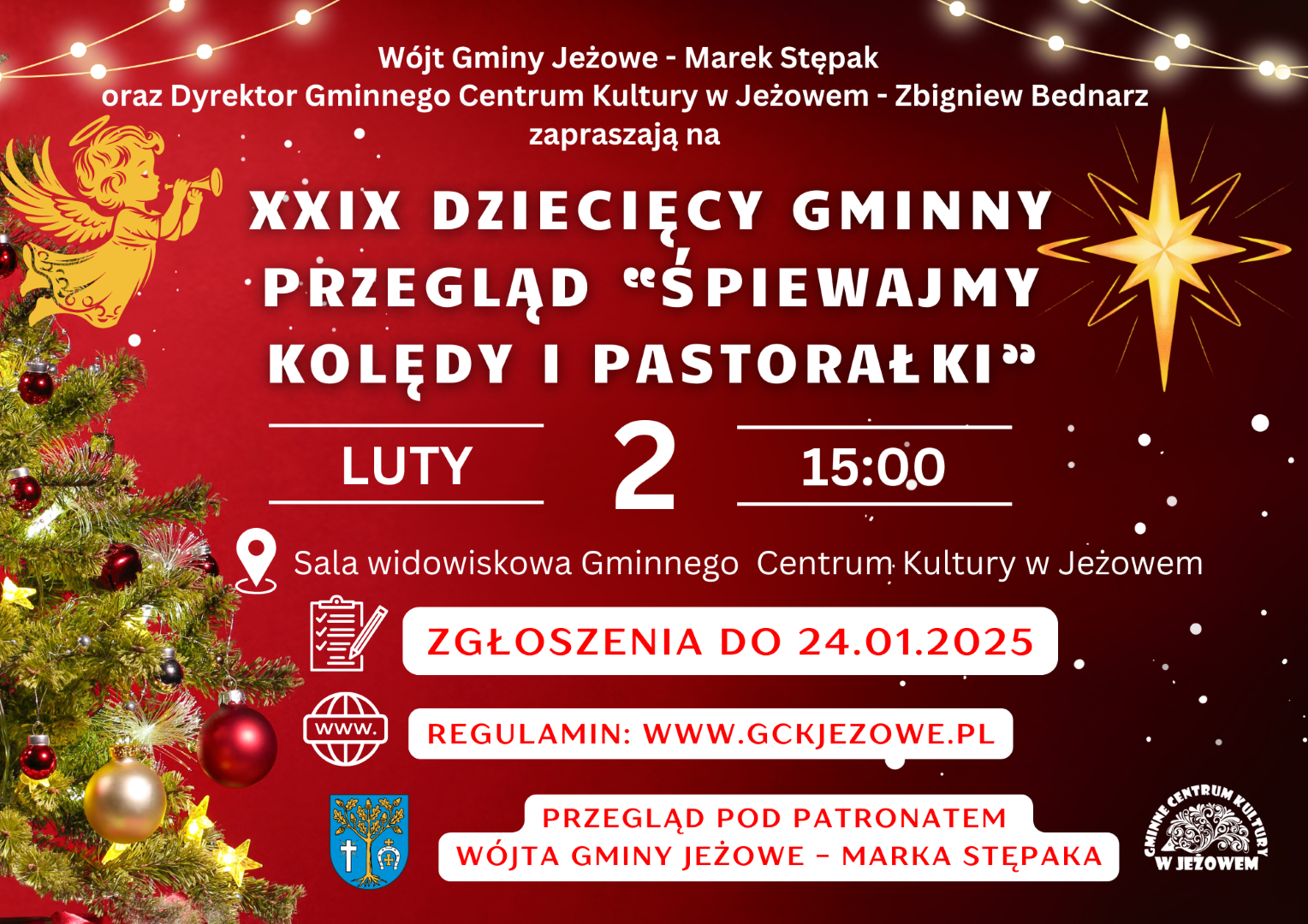 XXIX Dziecięcy Gminny Przegląd "Śpiewajmy Kolędy i Pastorałki"