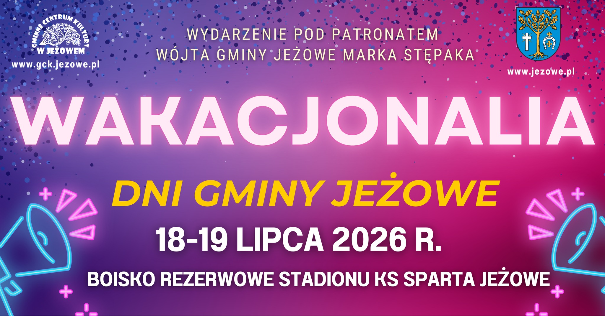 Wakacjonalia 2026 - Dni Gminy Jeżowe - zapowiedź 