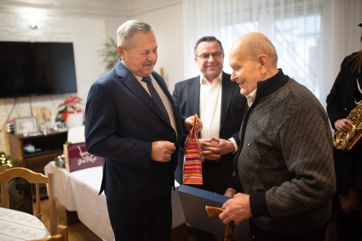 Wizyta u założyciela Orkiestry Dętej