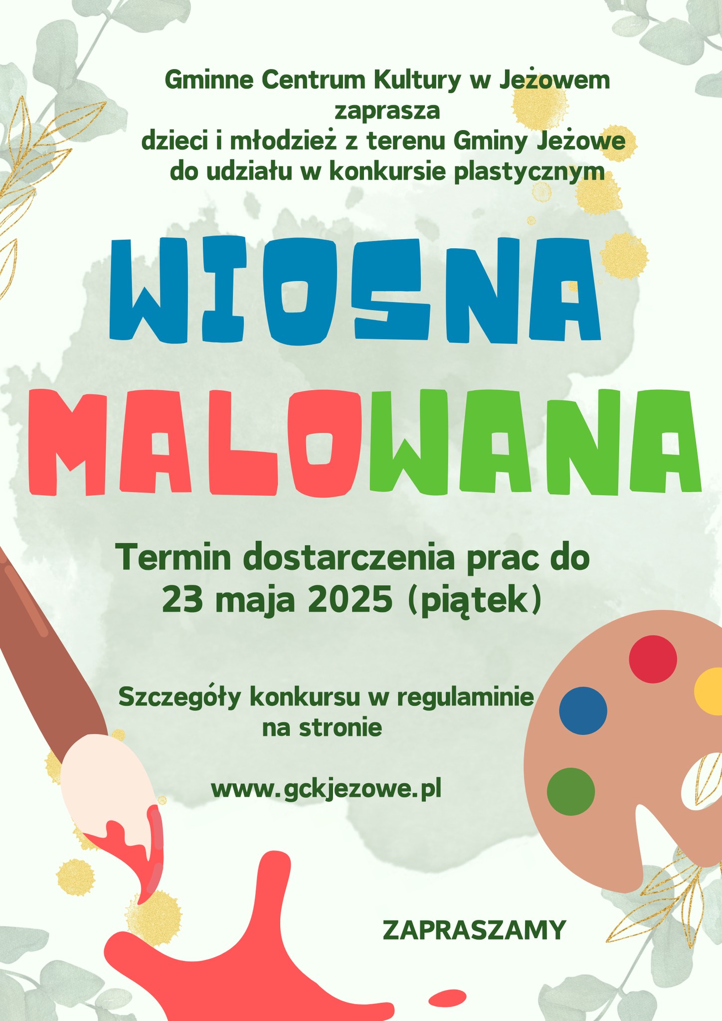 Wiosna Malowana – konkurs plastyczny