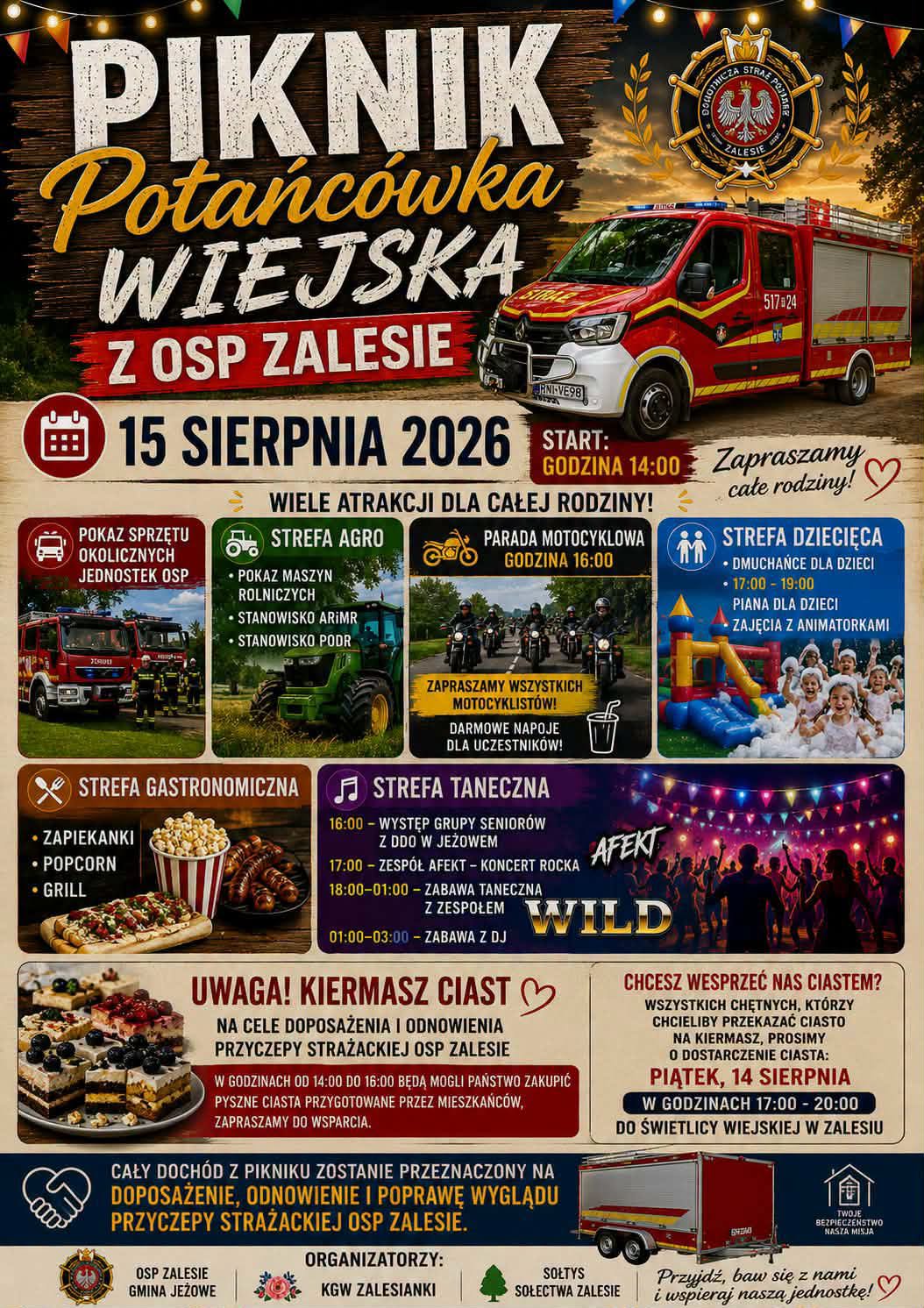 Potańcówka wiejska z OSP Zalesie