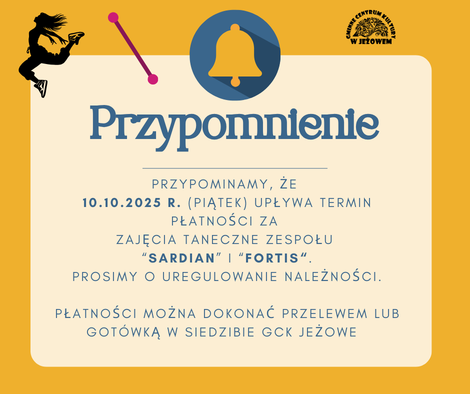 📢 𝗣𝗿𝘇𝘆𝗽𝗼𝗺𝗻𝗶𝗲𝗻𝗶𝗲 𝗼 𝗽ł𝗮𝘁𝗻𝗼𝘀́𝗰𝗶!