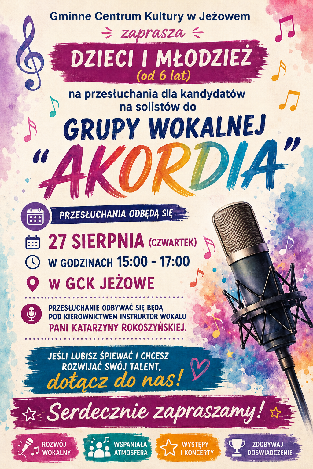 Zapraszamy na przesłuchania