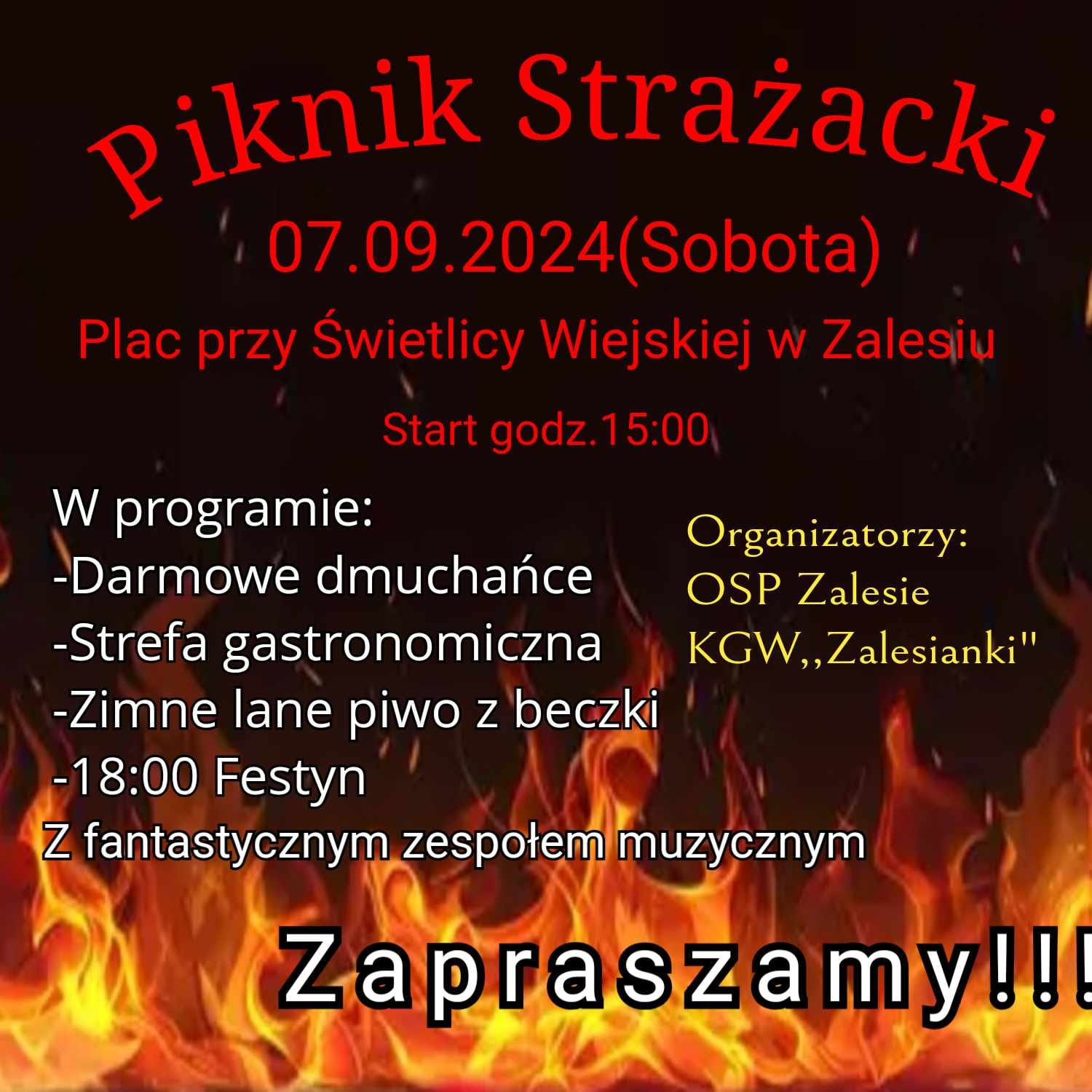 Piknik Strażacki w Zalesiu