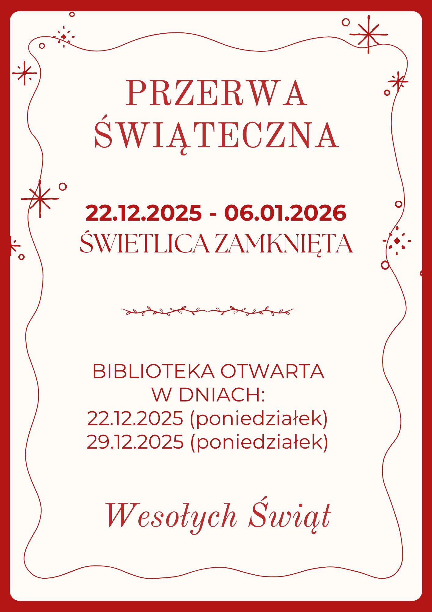 Przerwa świąteczna