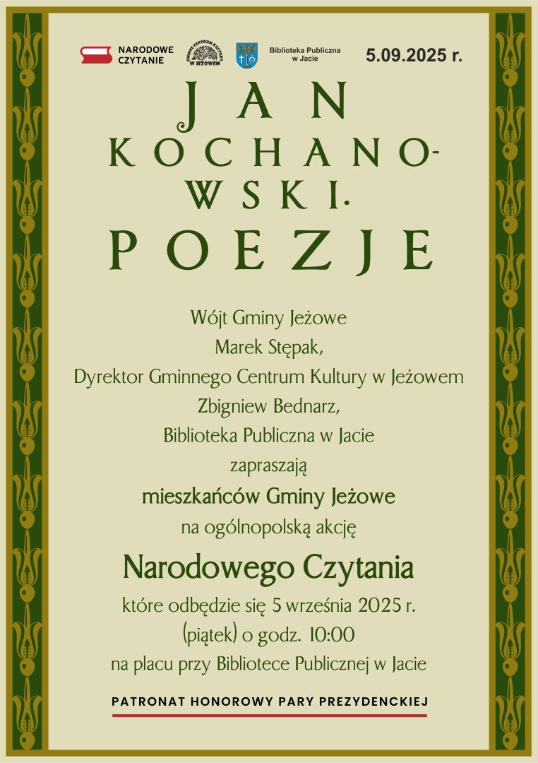 Narodowe Czytanie w Jacie