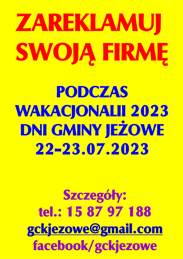 Zareklamuj swoją firmę