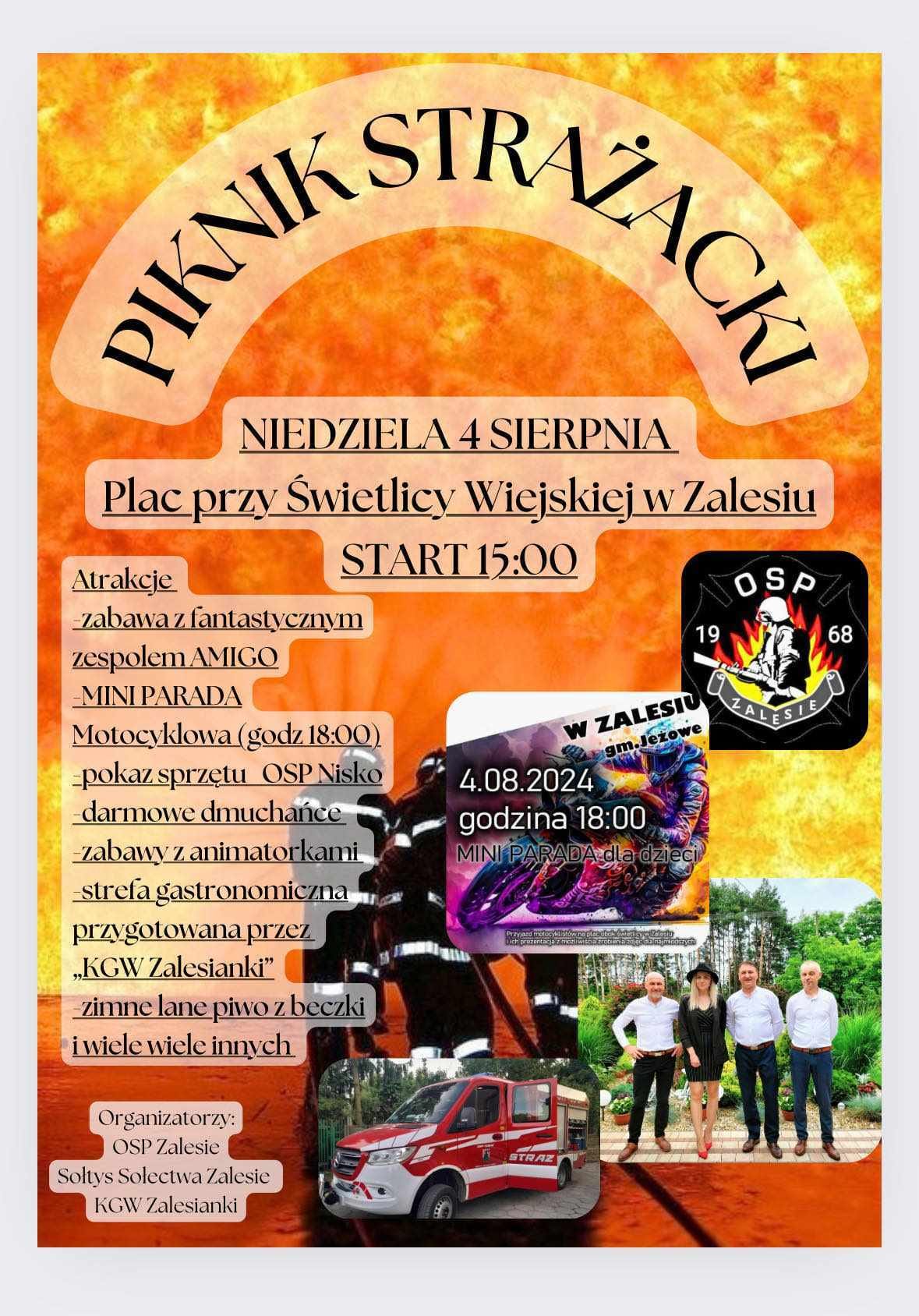 Piknik Strażacki w Zalesiu