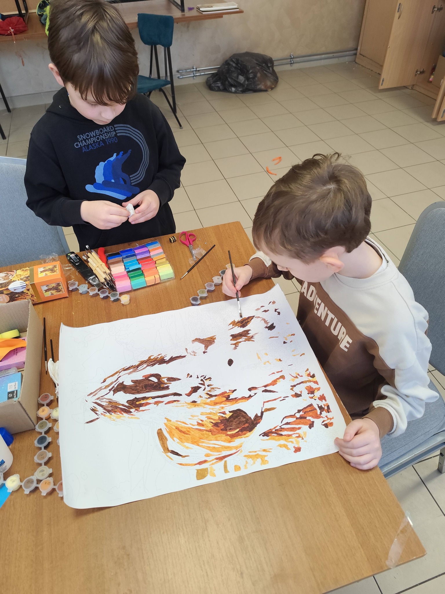 Zajęcia świetlicowe w Jacie, Sójkowej i Zalesiu