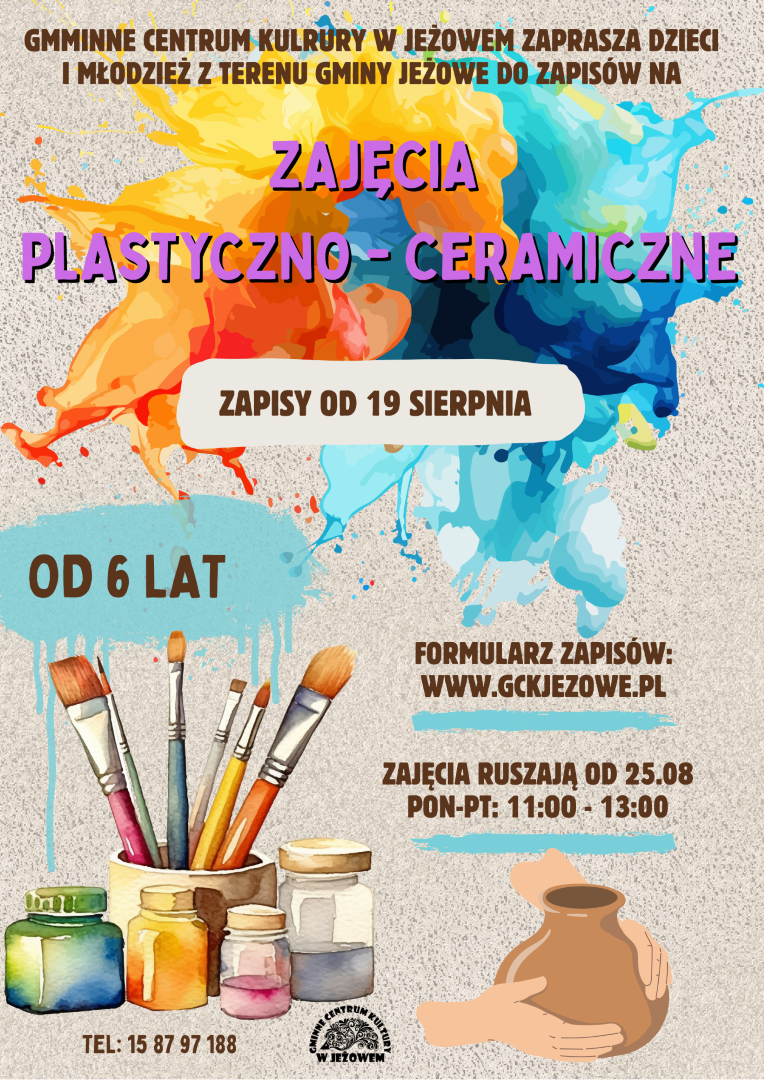 Nabór na zajęcia plastyczno-ceramiczne
