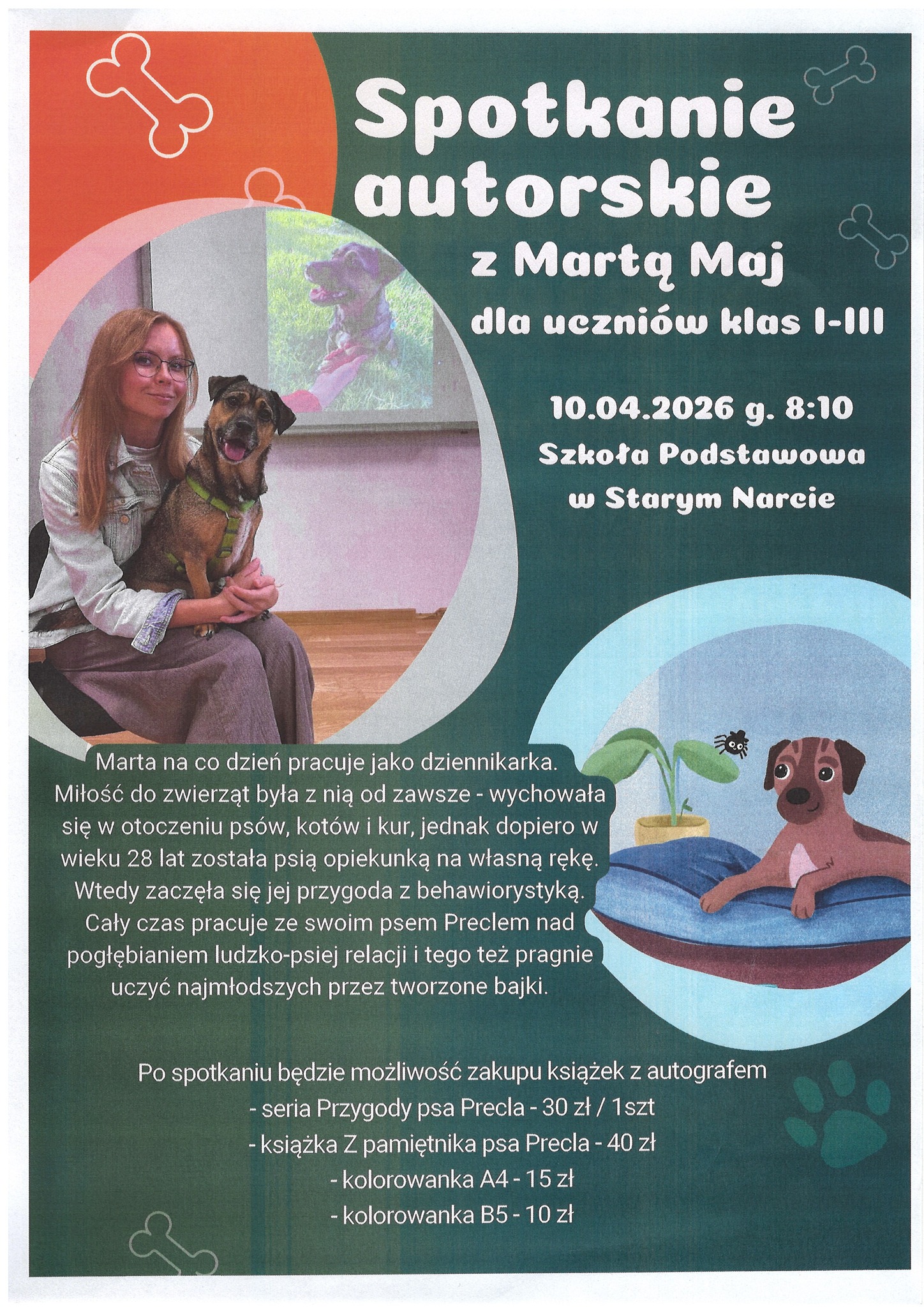 Spotkanie autorskie w Starym Narcie