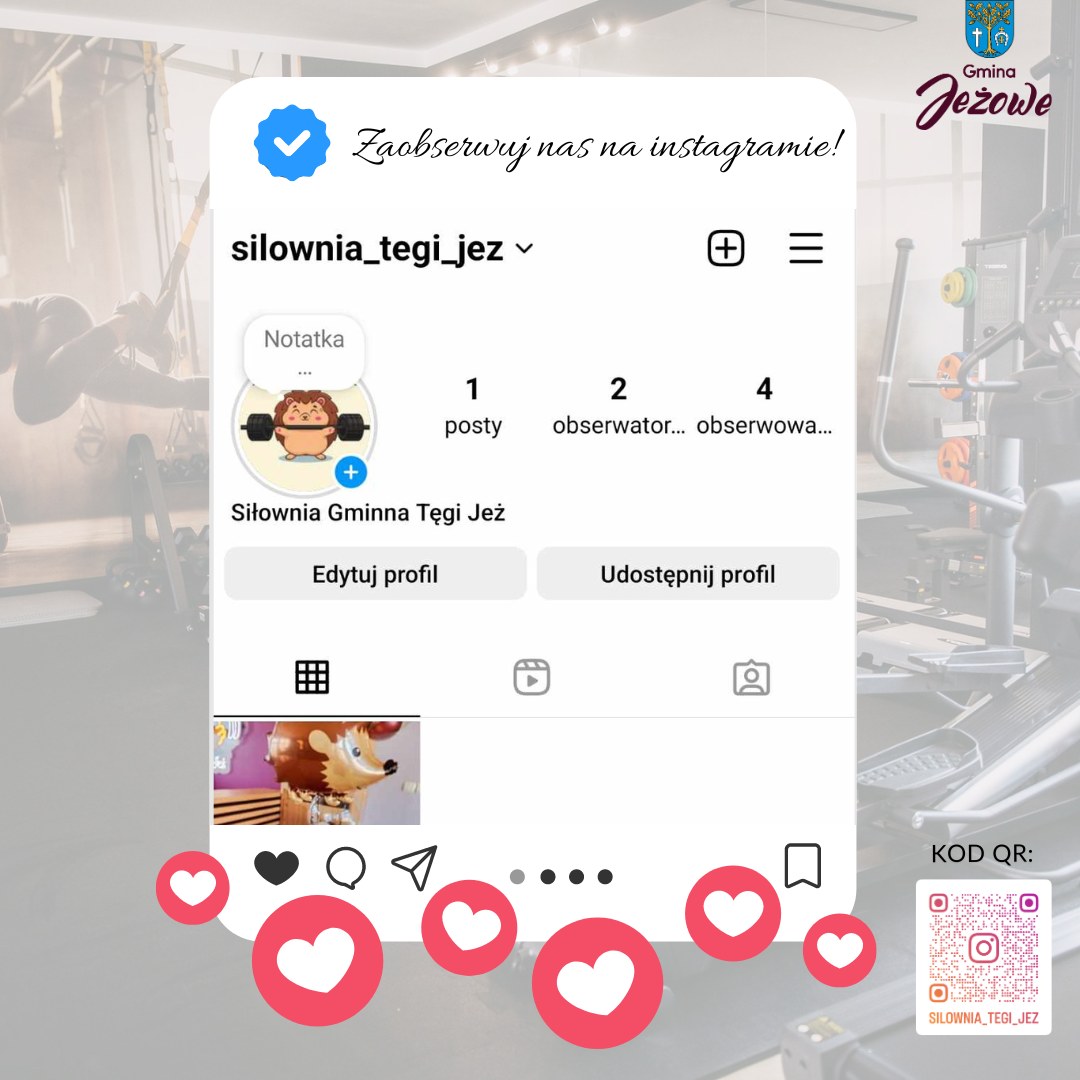 Siłownia na instagramie