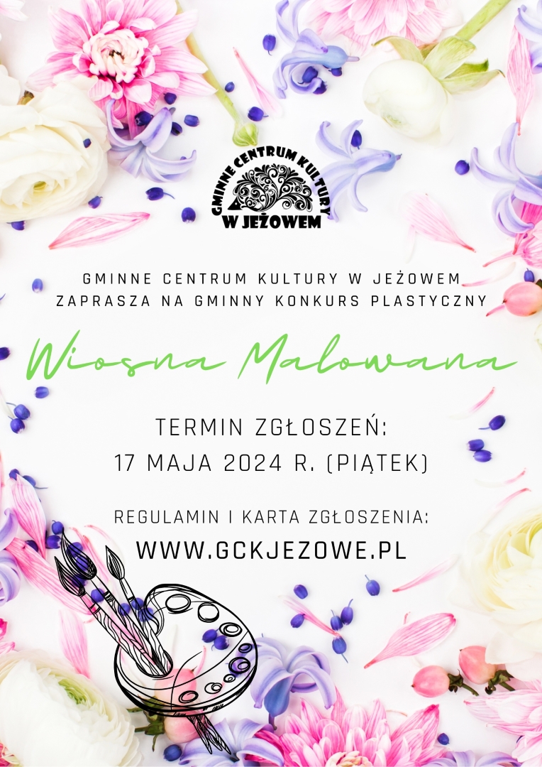 Gminny Konkurs Plastyczny "Wiosna Malowana"