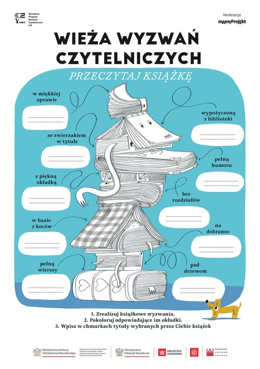 WIEŻA WYZWAŃ CZYTELNICZYCH 