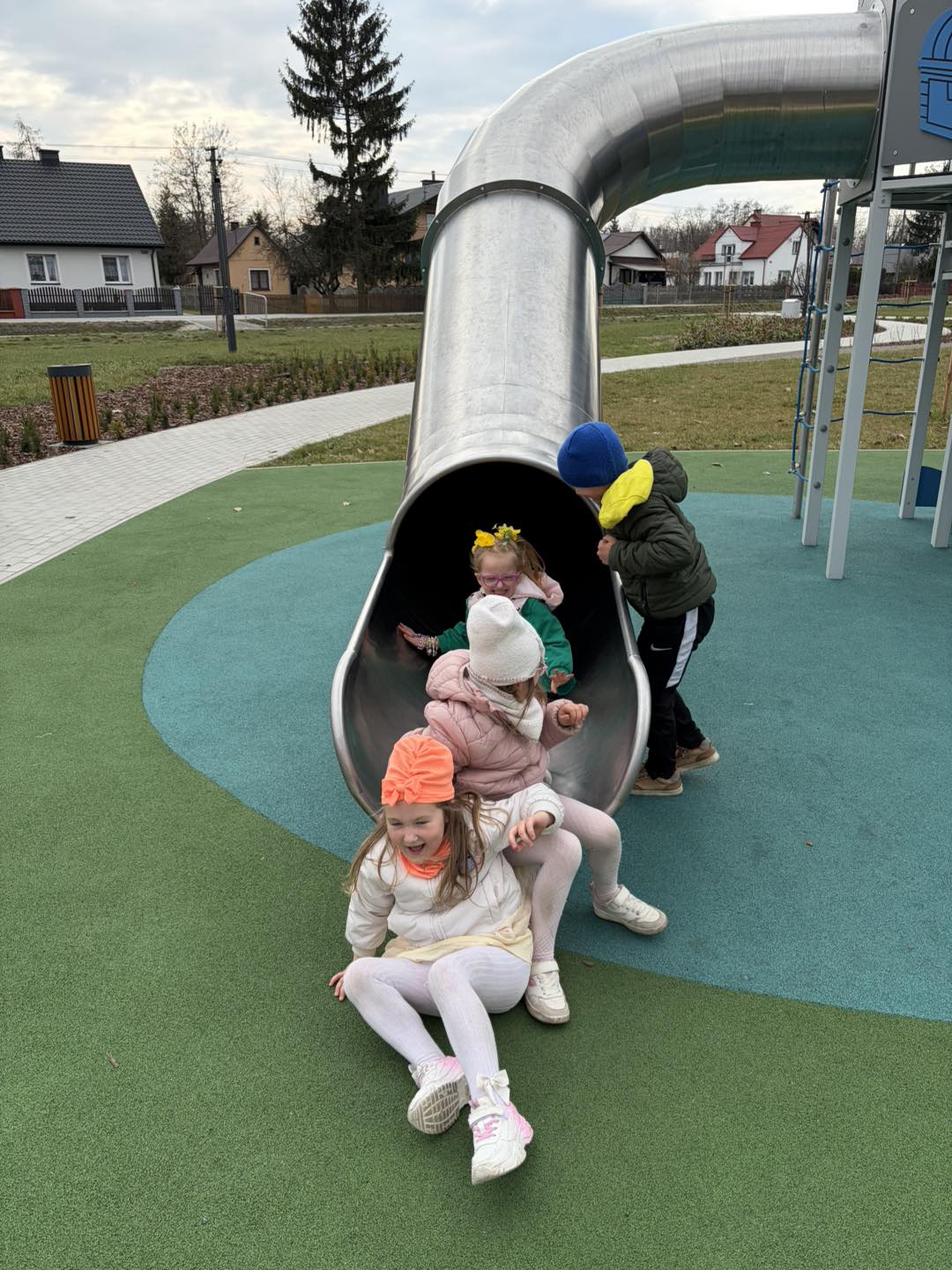 Dzisiejsze wyjście na plac zabaw