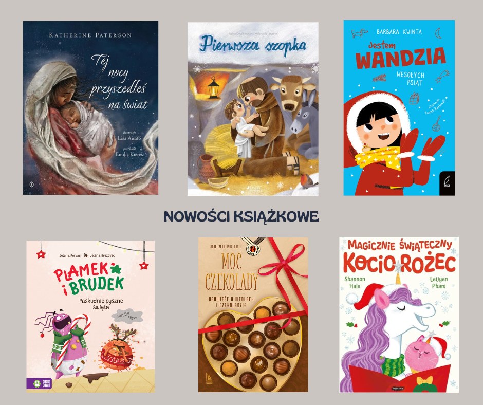 Biblioteka Publiczna w Cholewianej Górze - nowości grudzień 2025