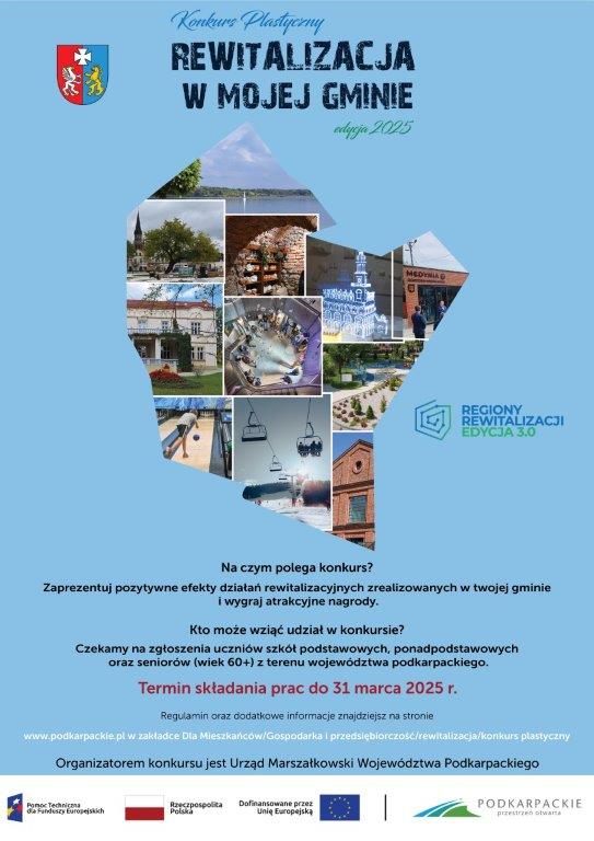 Konkurs plastyczny "Rewitalizacja w mojej gminie - Edycja 2025"