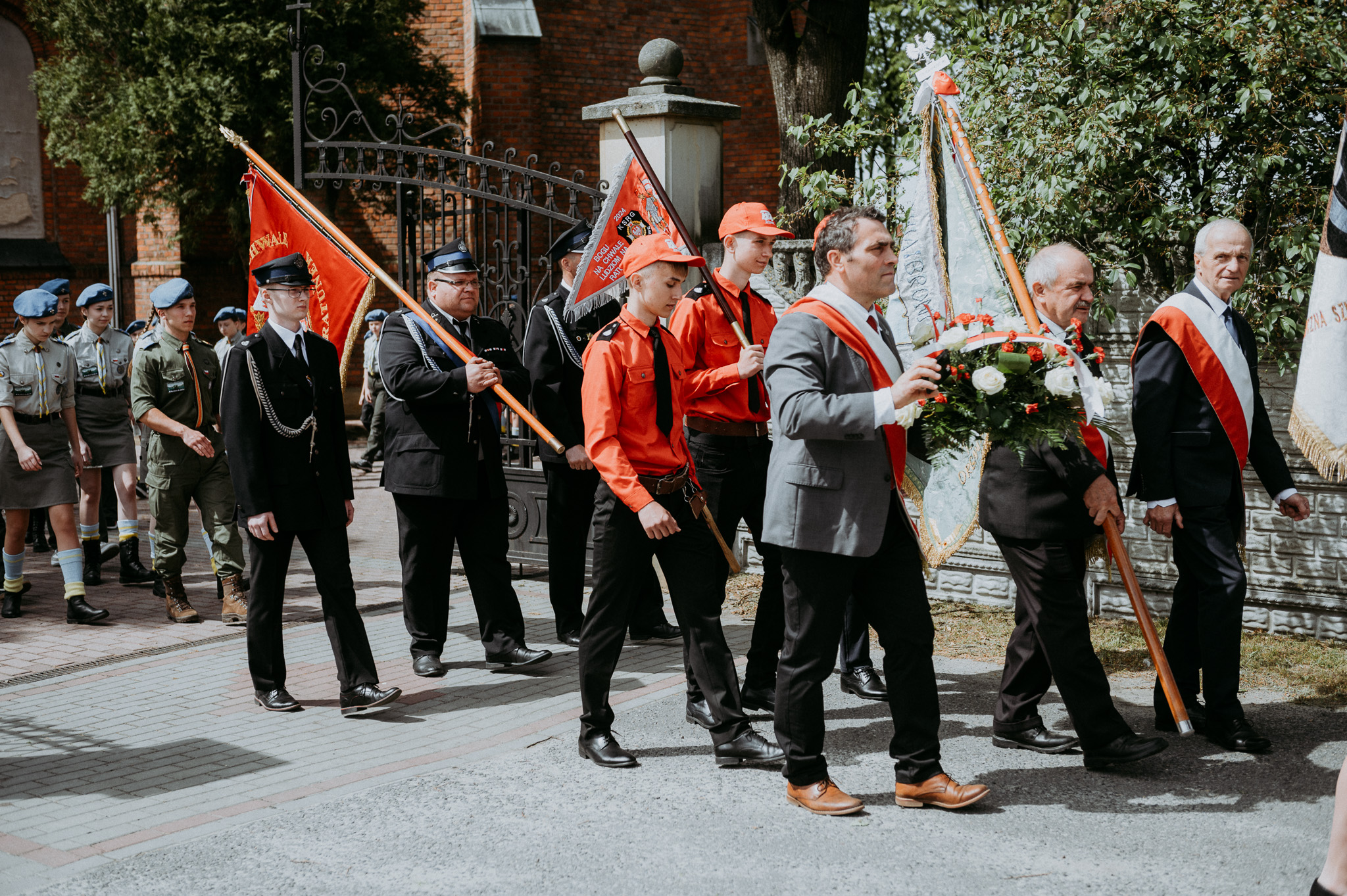 Fotoreportaż z uroczystości 3 maja w Gminie Jeżowe