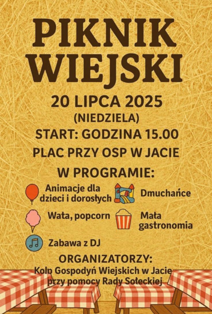 Piknik wiejski w Jacie
