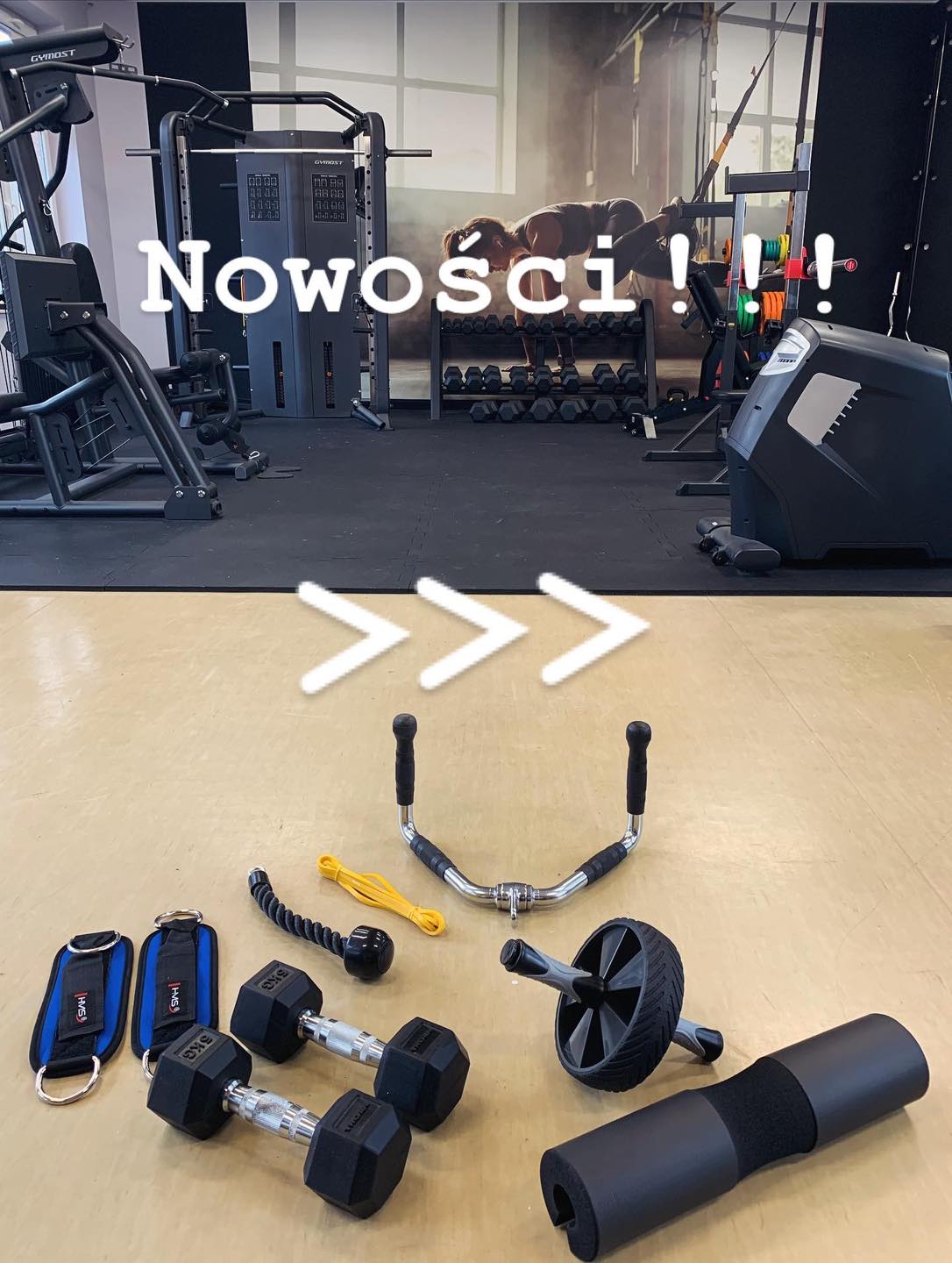 NOWE AKCESORIA NA SIŁOWNI