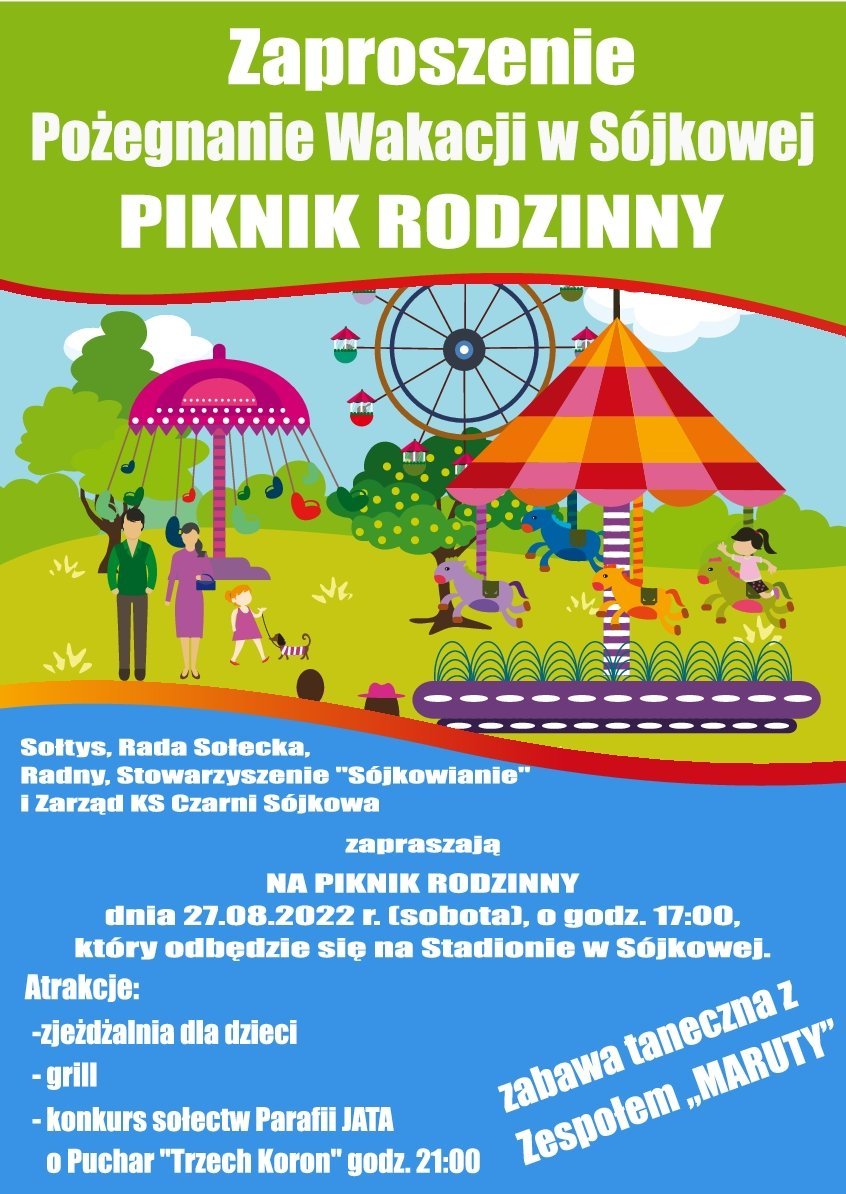 Pożegnanie wakacji w Sójkowej