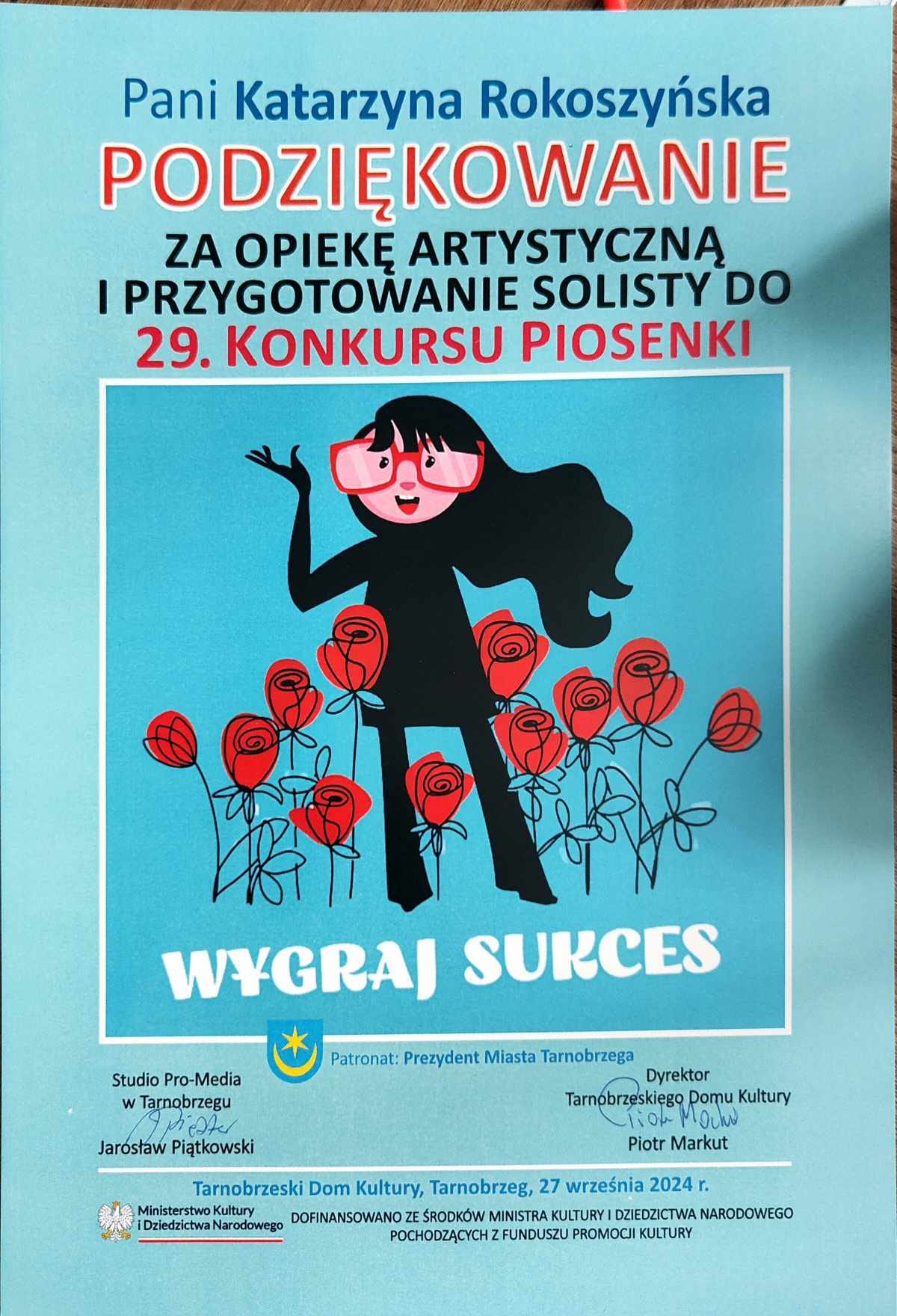 Wyróżnienie dla Kamili Janiec