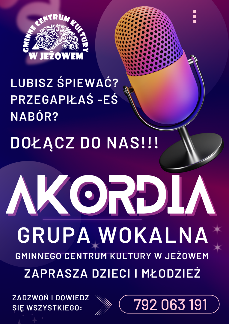 AKORDIA - grupa wokalna GCK Jeżowe