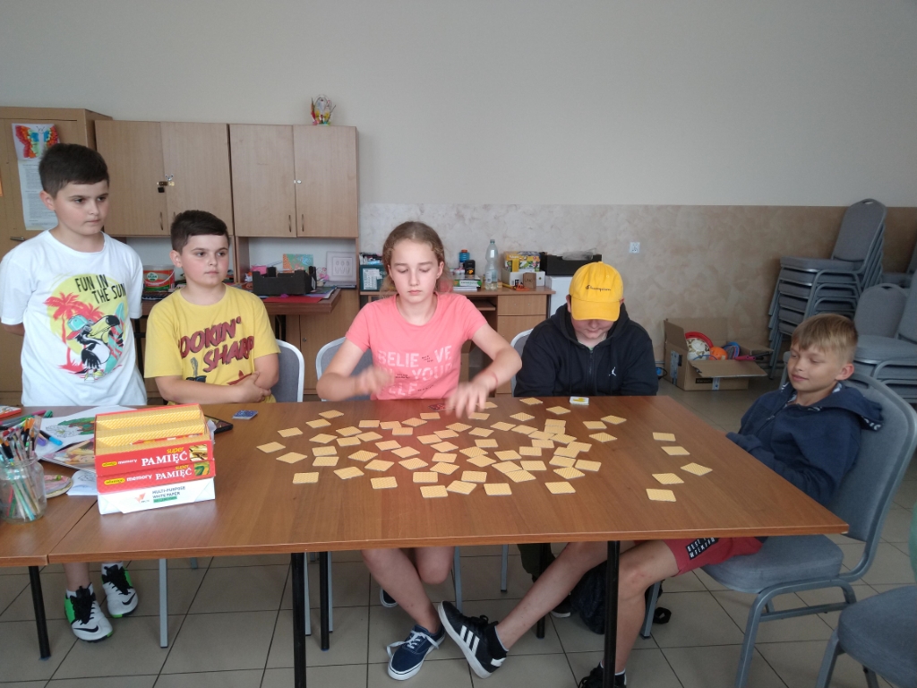 Zajęcia na świetlicy w Zalesiu