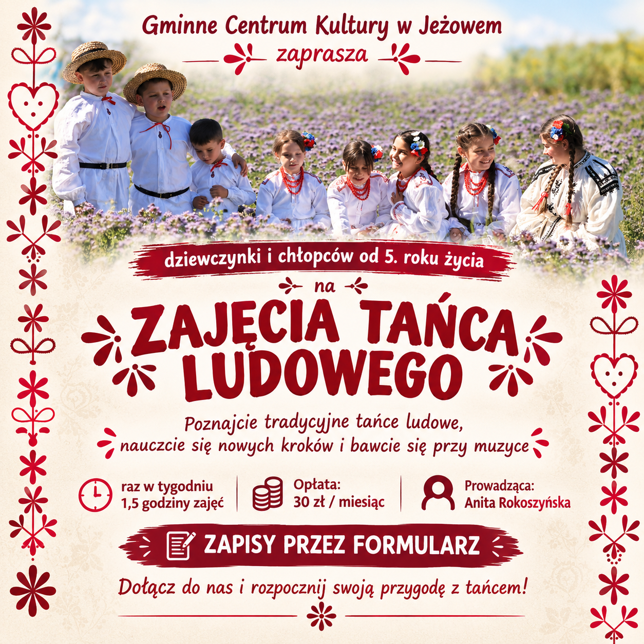 Zajęcia tańca ludowego