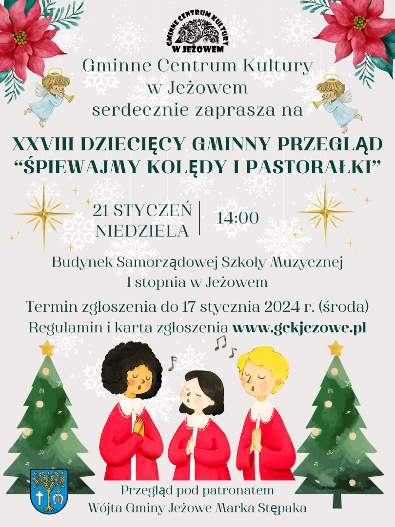 XXVIII DZIECIĘCY GMINNY PRZEGLĄD "ŚPIEWAJMY KOLĘDY I PASTORAŁKI"