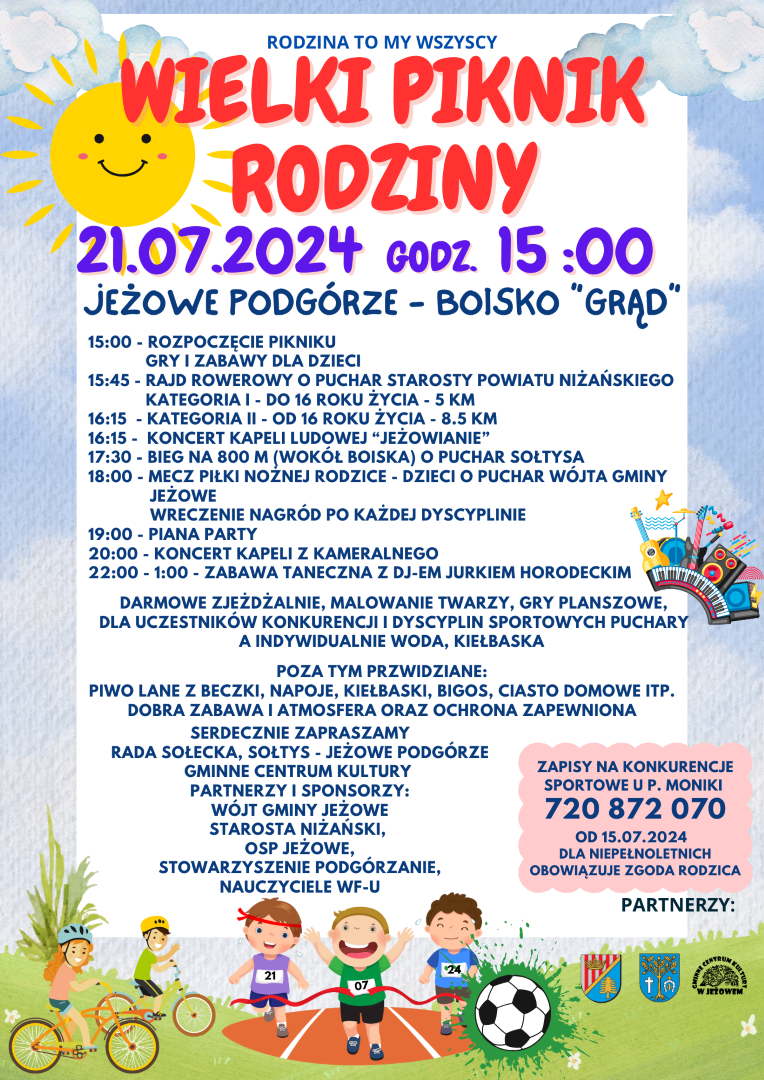 Wielki Piknik Rodzinny w Jeżowem - Podgórzu