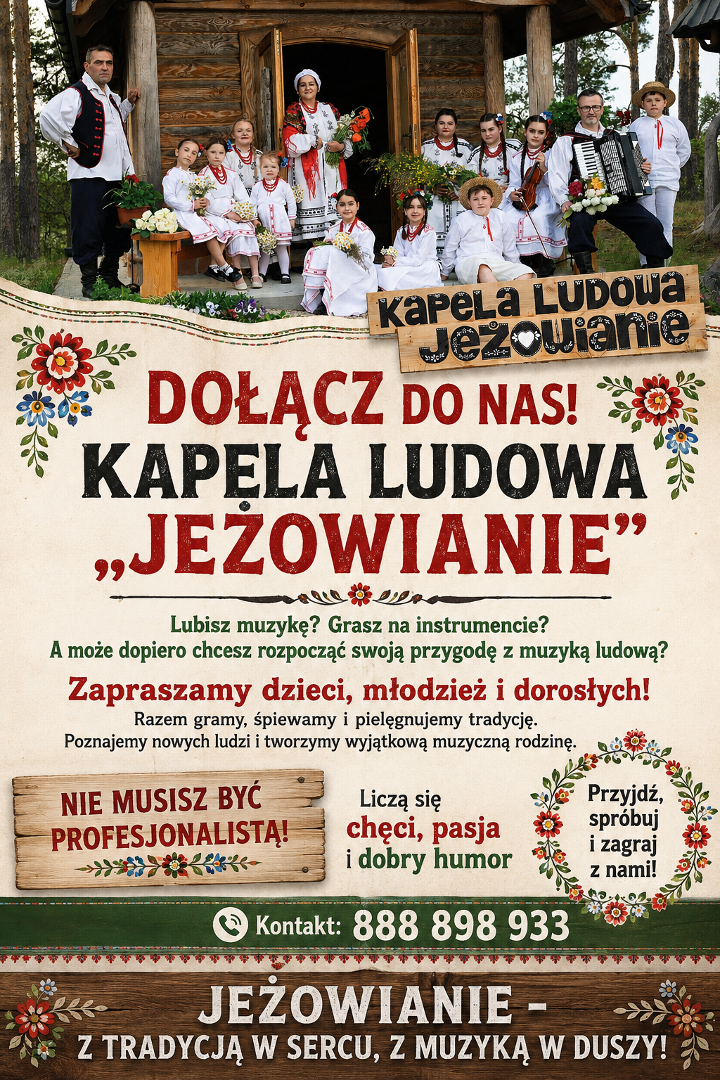 Dołącz do Kapeli Ludowej "Jeżowianie"