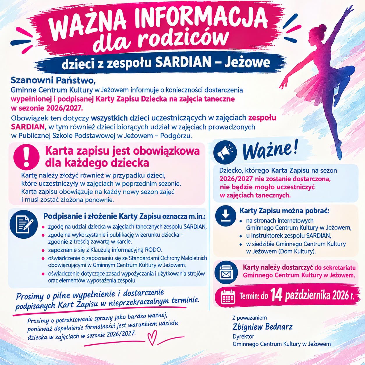 Ważna informacja