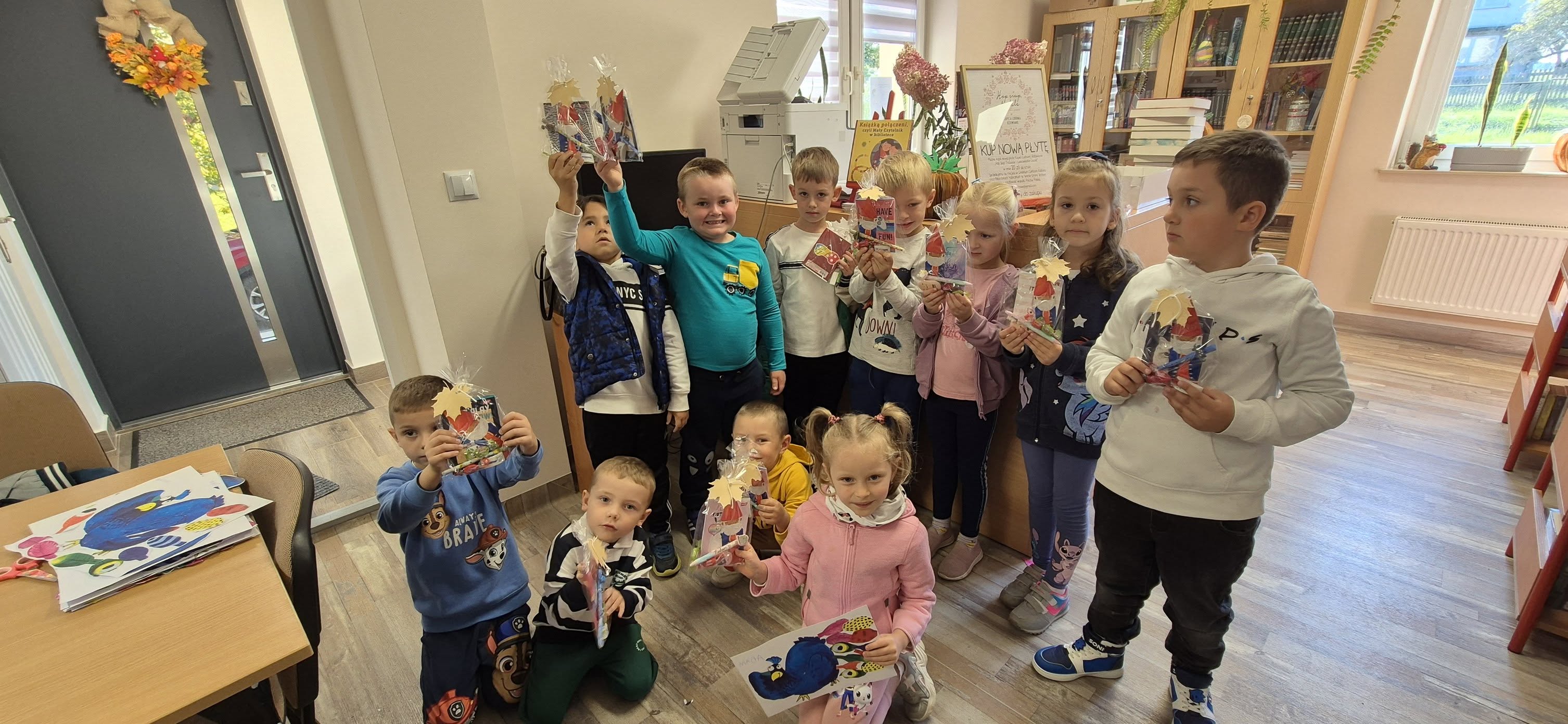 Wizyta przedszkolaków w naszej Bibliotece Publicznej w Nowym Narcie