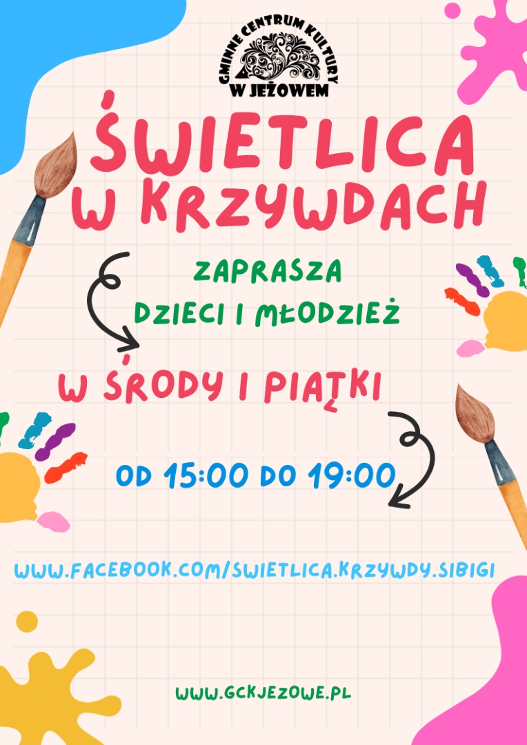 Świetlica w Krzywdach zaprasza