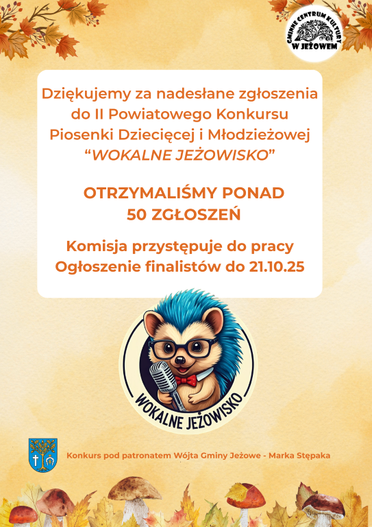 Dziękujemy za nadesłane zgłoszenia! 