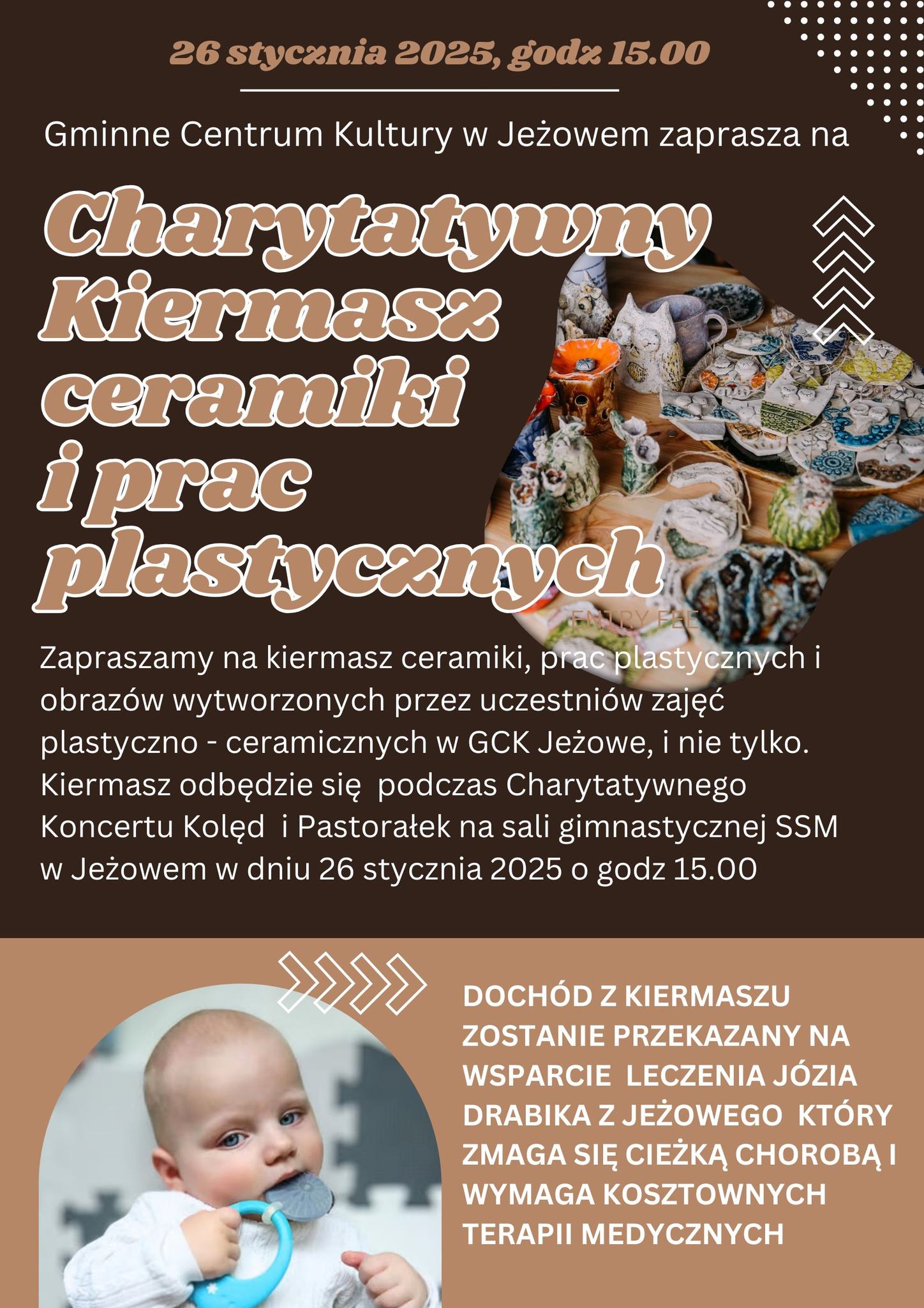 Charytatywny Kiermasz ceramiki i prac plastycznych