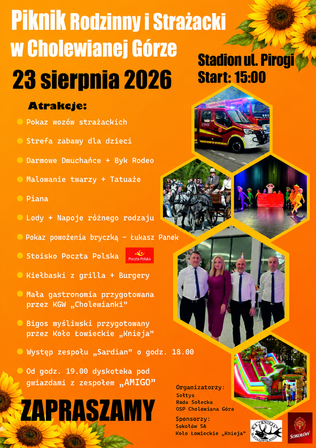 Piknik rodzinny i strażacki w Cholewianej Górze